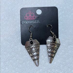 NEW Paparazzi Silver Tribal Cone Earrings